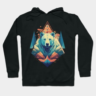 Abstract bear Hoodie